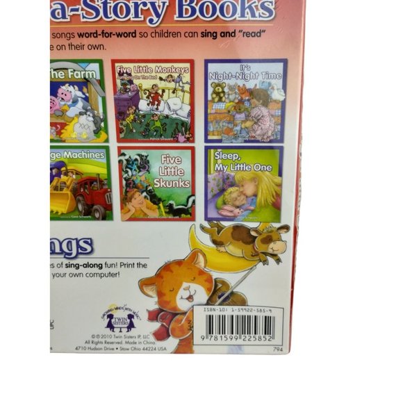 Carry-Along Kids Songs Stories 8 Sing a Story Kids Books 50 Songs (New) - Picture 5 of 9
